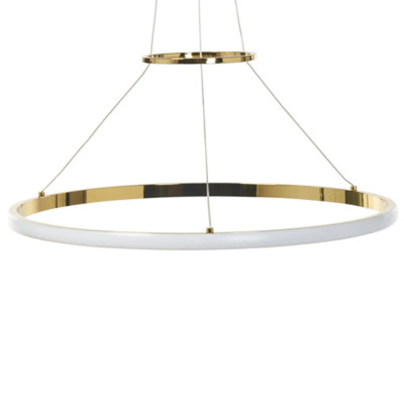 Image of Beliani LED Pendant Lamp Tano Metal Gold