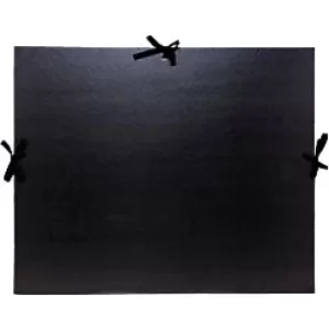 Image of Exacompta Kraft Art Folder, Ribbon, A3, Black, Pack of 5