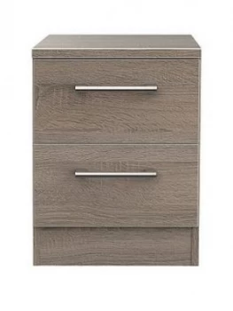 Image of Swift Halton Ready Assembled 2 Drawer Bedside Chest