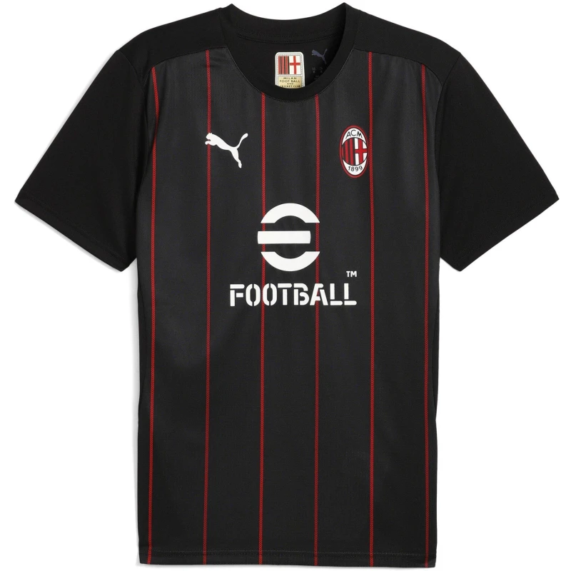 Image of Puma AC Milan Prematch Shirt Adults Black/Red male XS