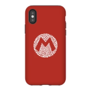 Image of Nintendo Super Mario Mario Items Logo Phone Case - iPhone X - Tough Case - Matte