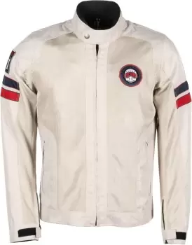 Image of Helstons Elron Mesh Motorcycle Textile Jacket, beige, Size S, beige, Size S