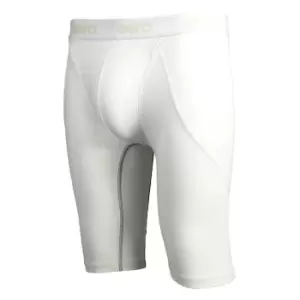 Image of Aero Groin Protector Shorts Senior - White