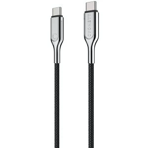 Image of Cygnett CY2677PCTYC Armoured 2.0 USB-C to USB-C (5A/100W ) Cable 1M- Black