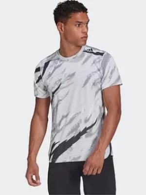 Image of adidas Designed 4 Training Graphic T-Shirt, Blue Size M Men