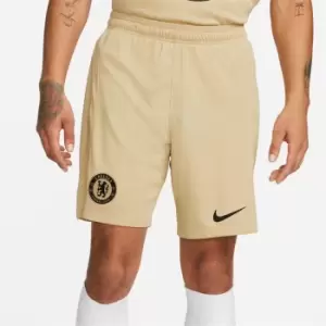 Image of Nike Chelsea FC Third Shorts 2022/2023 Mens - Beige