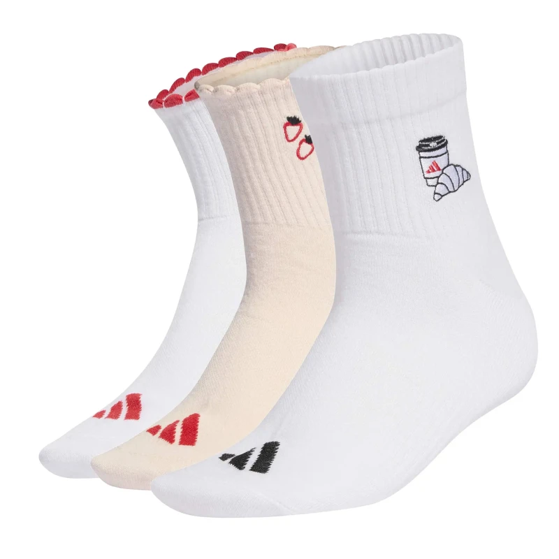 Image of Adidas Football Socks adidas Graphic (x3) Rose Unisex 40/42