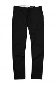 Image of Mens French Connection Machine Gun Stretch Kr Slim Black