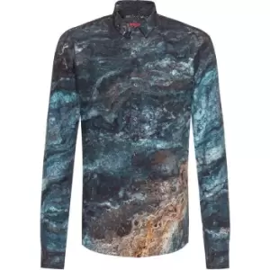 Image of Hugo Ero 3 Shirt - Blue