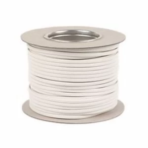 Image of Zexum 0.75mm 2 Core LSZH Flex Cable White Round 3182B - 100 Meter