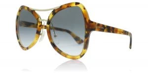 Image of Prada PR18SS Sunglasses Spotted Havana UF34R2 55mm