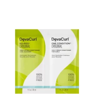 Image of DevaCurl No Poo Original and One Condition Original 57ml