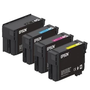 Image of Epson T40D Black & Tri Colour Ink Cartridge