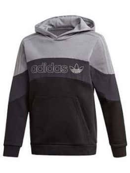 Image of Boys, adidas Originals BX 2.0 Hoodie - Grey, Size 4-5 Years