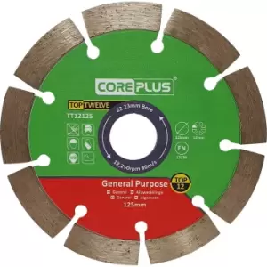 Image of CorePlus Top Twelve General Purpose Diamond Blade 125mm
