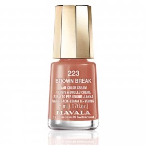 Image of Mavala Brown Break Nail Colour 5ml