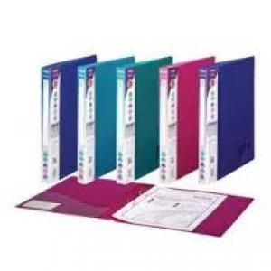 Image of Rapesco Eco 2 A4 Ring Binder 25mm Assorted Pack of 10 1044