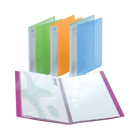 Image of Rexel Ice Display Book 20 Pocket A4 Assorted Pack of 10 2102038
