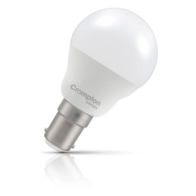Image of Crompton Lamps LED Golfball 4.2W B15 Daylight Opal (40W Eqv)