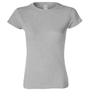 Image of Gildan Ladies Soft Style Short Sleeve T-Shirt (2XL) (Sport Grey (RS))
