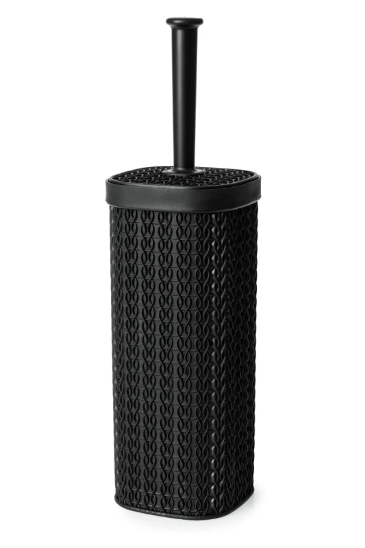 Image of Blue Canyon - Lace Design Toilet Brush - Black
