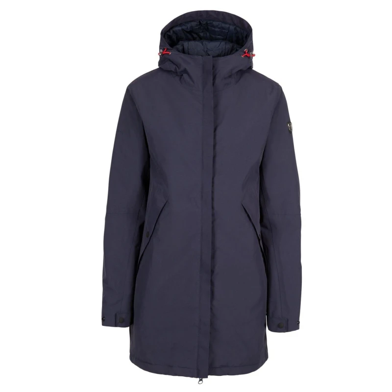 Image of Trespass Overcast Waterproof Jacket Navy female 6