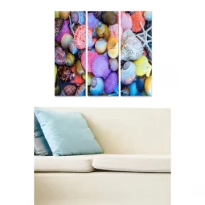 Image of MDF276415940 Multicolor Decorative MDF Painting (3 Pieces)