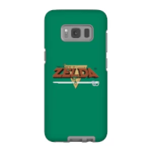 Image of Nintendo The Legend Of Zelda Retro Logo Phone Case - Samsung S8 - Tough Case - Matte
