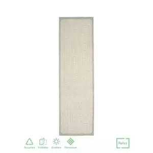 Image of Relay Hydroflex Indoor/Outdoor Rug Border Grey 060X230Cm