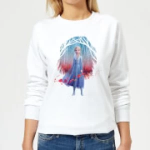Image of Frozen 2 Find The Way Colour Womens Sweatshirt - White - S