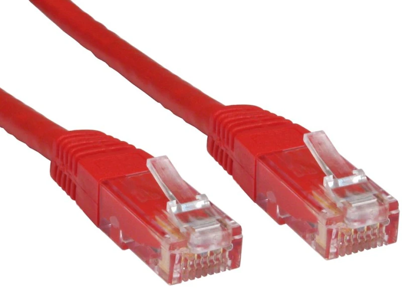 Image of Cables Direct Cat6 U/UTP networking cable Red 3m U/UTP (UTP)