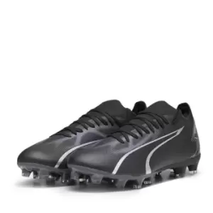 Image of Puma Ultra Match.3 Adults Firm Ground Football Boots - Black