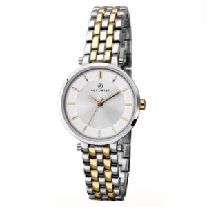 Image of Accurist Ladies Two-tone Gold Plated Bracelet Watch