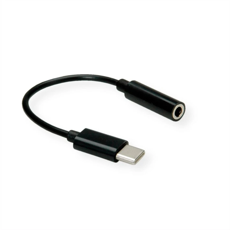 Image of Value 12.99.3214 audio cable 0.13 m 3.5mm USB Black