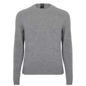 Image of Boss Nolive Cashmere Sweatshirt - Silver