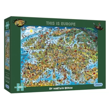 Image of Gibsons This Is Europe Jigsaw Puzzle - 1000 Pieces