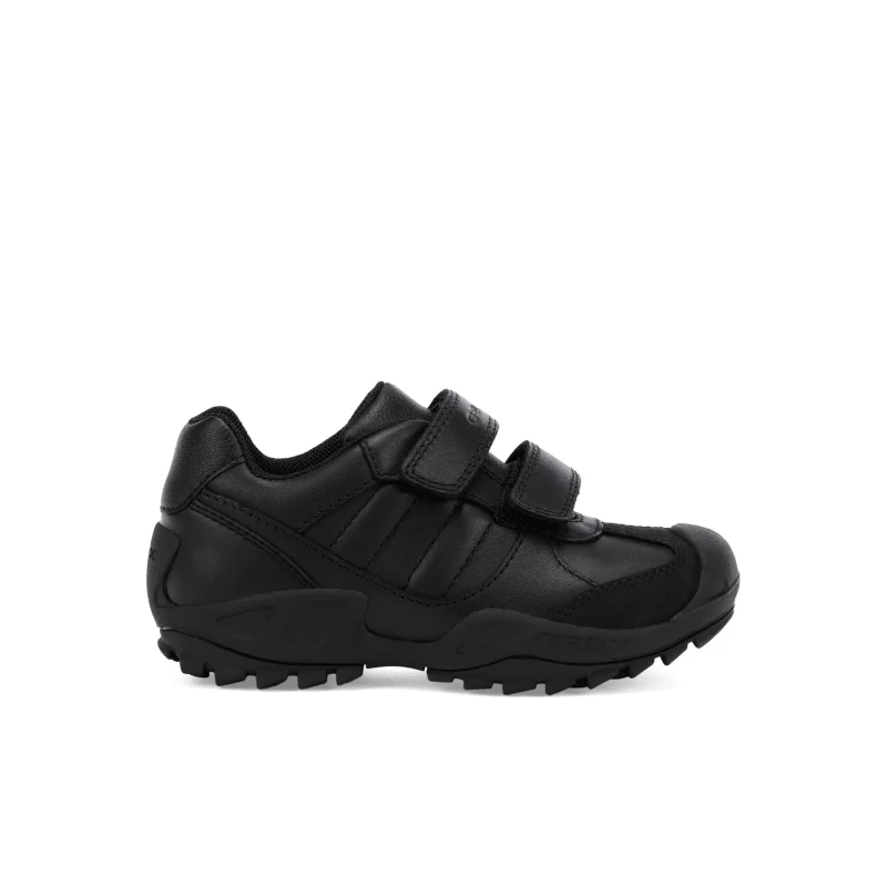 Image of Geox J N.SAVAGE B. B womens Shoes (Trainers) in Black