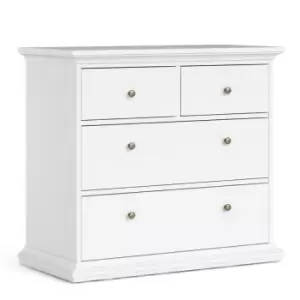 Image of Paris Chest Of 4 Drawers In White