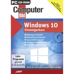 Image of Computer Bild Windows 10 Einsteigerkurs Full version, 1 licence Windows Training & Instruction