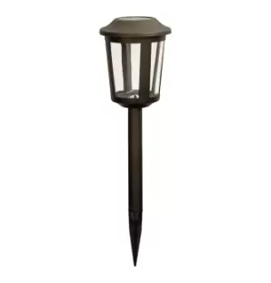 Image of Duracell Solar LED Path Light Solar Cool White Charcoal Brown