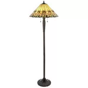 Image of Jamelia floor lamp, glass and resin