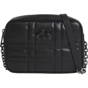 Image of Calvin Klein Re-Lock Quilt Camera Bag - Black