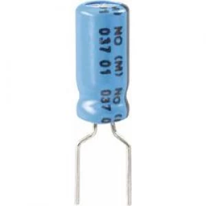 Image of Electrolytic capacitor Radial lead 5mm 100 uF 25
