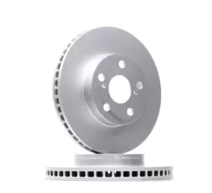 Image of ATE Brake disc 24.0125-0196.1 Brake rotor,Brake discs TOYOTA,LEXUS,PRIUS (ZVW3_),CT (ZWA10_)