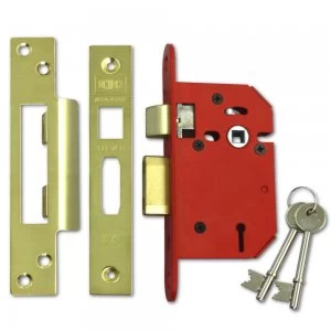 Image of Union StrongBolt 3 Lever Sashlock for Internal Doors