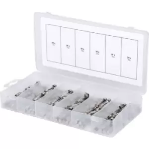 Image of KS Tools 970.0270 970.0270 Micro fuse set 5 A, 10 A, 15 A, 20 A, 25 A, 30 A Time delay -T- Content 120 Parts