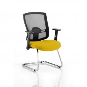 Image of Portland Cantilever Bespoke Colour Seat Yellow