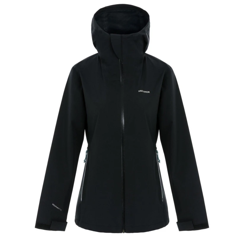 Image of Karrimor Womens Hot Rock WeatherTite Hooded Waterproof Jacket Black female 8 (36)