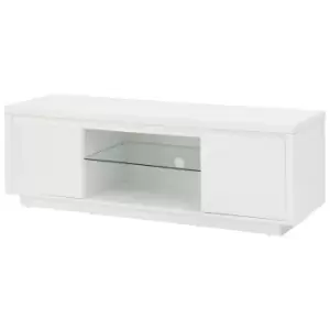 Image of GFW Polar 2 Door Large TV Unit - White Gloss