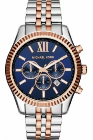 Image of Mens Michael Kors Lexington Chronograph Watch MK8412